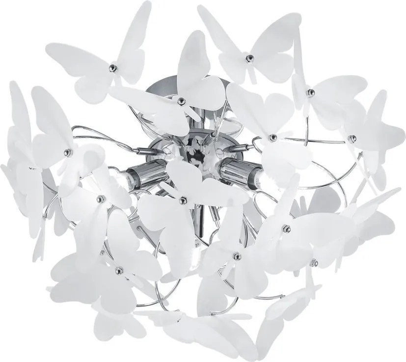 Gyerek lámpa műanyag búrával ø 45 cm Butterfly – Reality