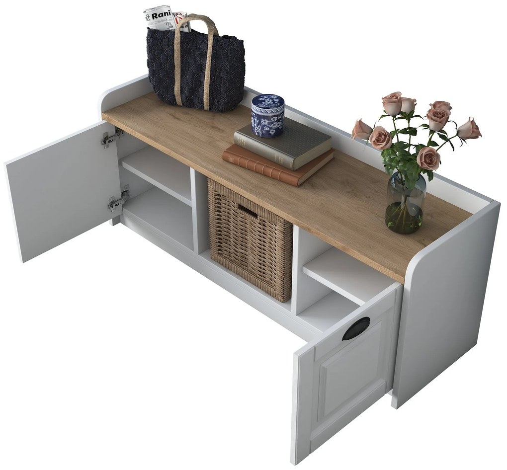 Cipőtároló P2 - 1808 - Walnut