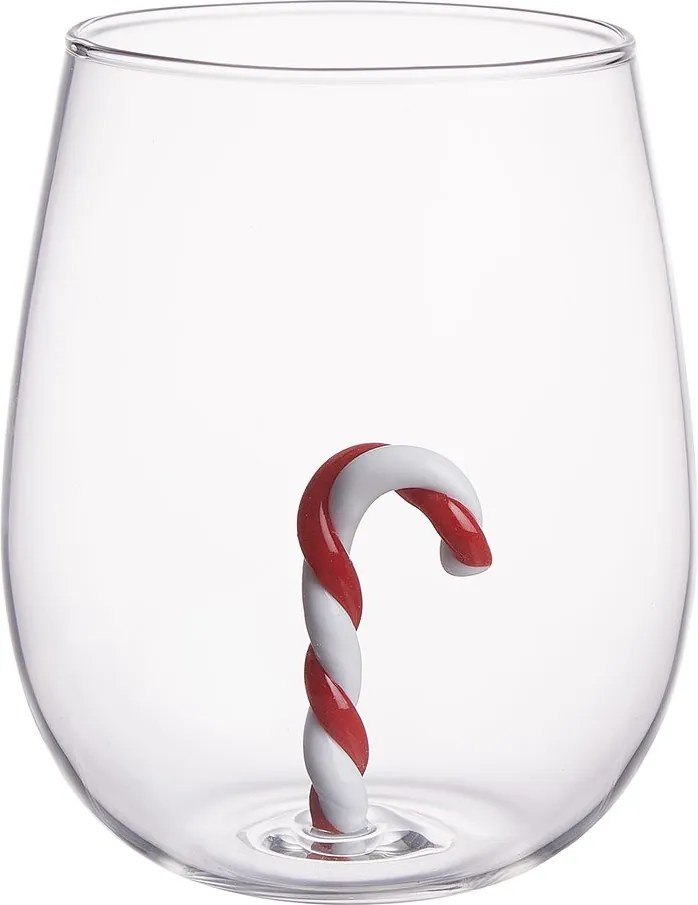 MERRY & JOY pohár, Candy Cane 450 ml