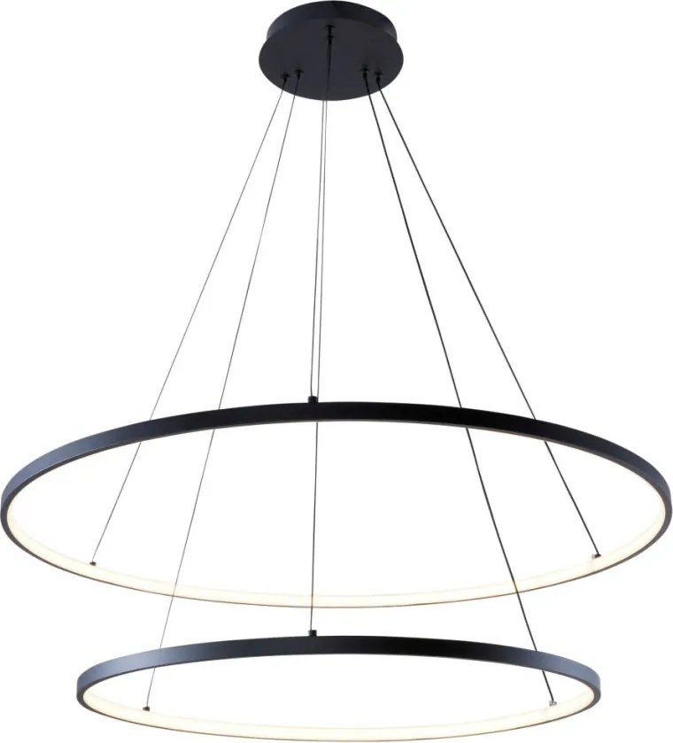 ZUMA LINE 2023200-BK BRENO Modern Led Függesztett Lámpa Fekete LED IP20