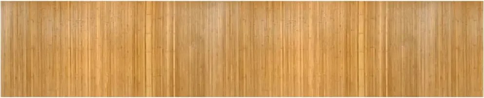 vidaXL négyszögletű természetes bambusz szőnyeg 100 x 500 cm