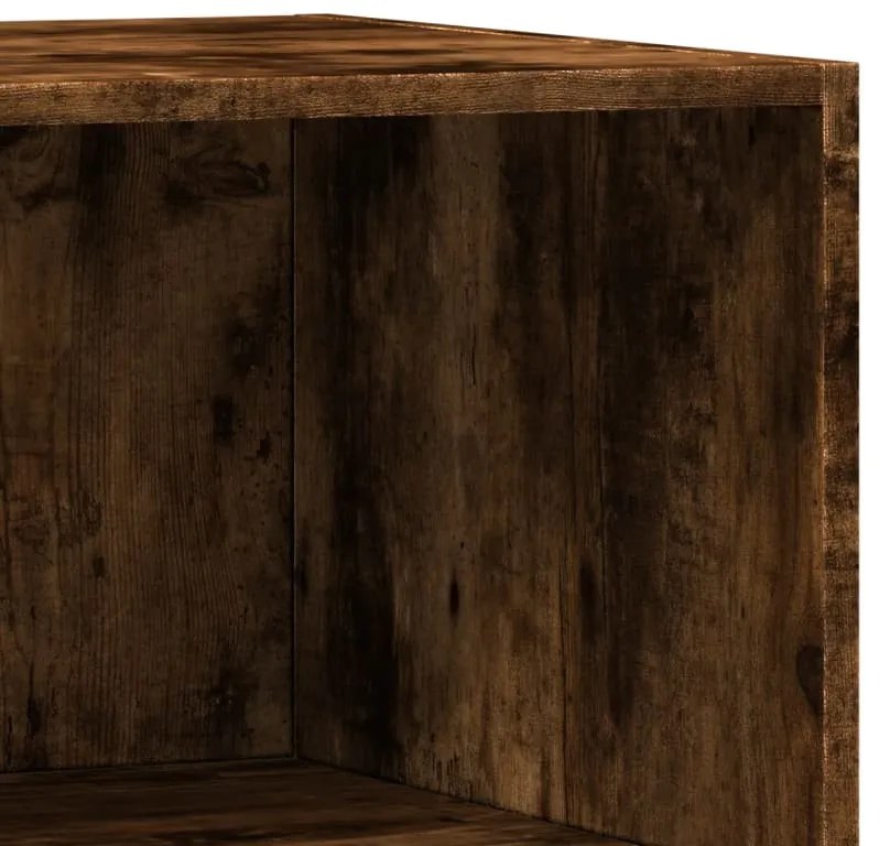 füstös tölgy színű szerelt fa ruhásszekrény 77 x 48 x 102 cm