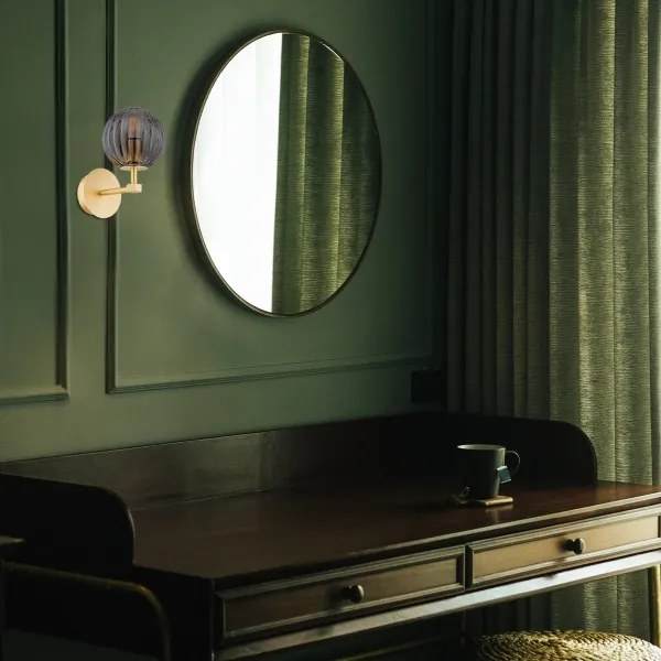 Argon 8508 - Fali lámpa PALOMA 1xE14/7W/230V arany/fekete