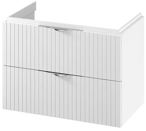 Cersanit S1015-004 - Függesztett fürdőszobaszekrény mosdó alá TIRSO 80x45 cm fehér