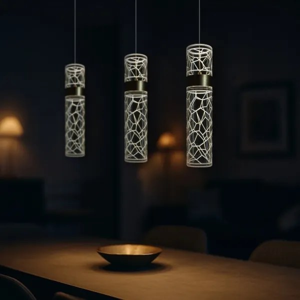 Kábeles LED csillár LAGOS LED/24W/230V aranyszínű