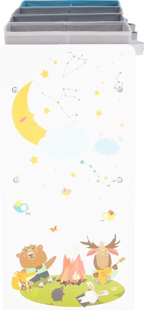 Rendszerező/Polcállvány játékokhoz, sokszínű/minta, DARLING TYP 2