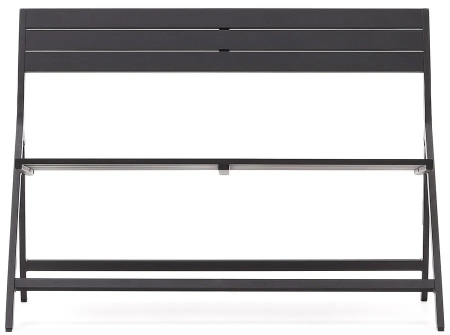 Fekete fém kerti pad Torreta – Kave Home