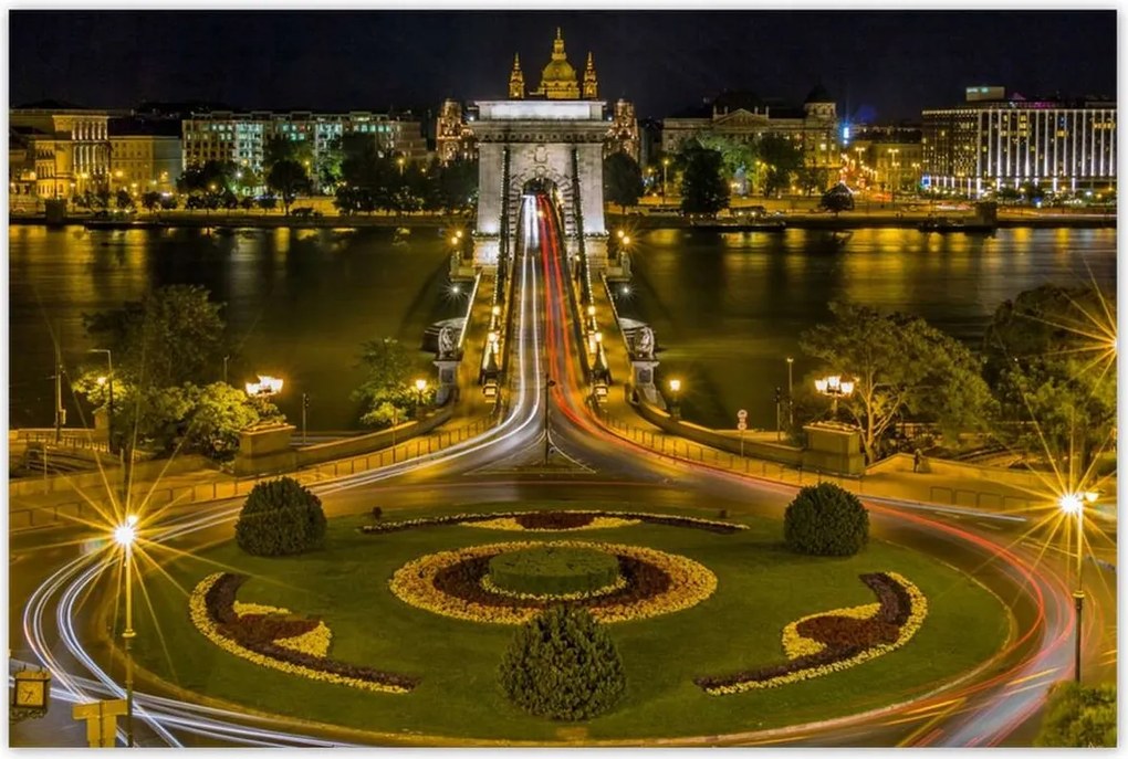 Poszterek 120x80 Lánchíd Tájkép