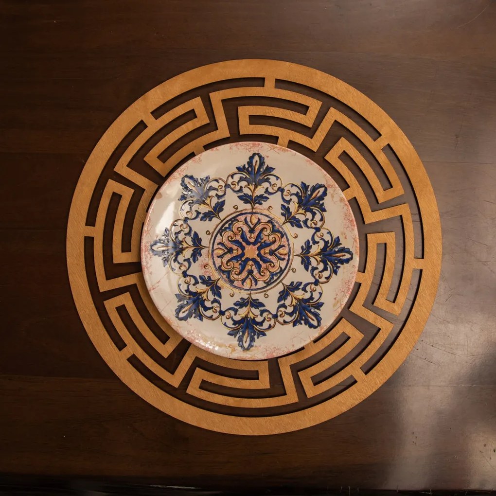 Labyrinth tálca, méz, 36×36 cm – TR790PYN1113