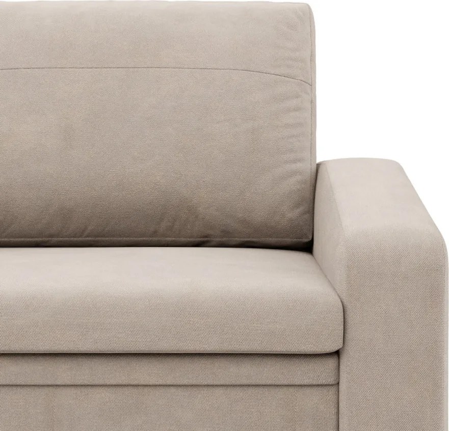 Vertico fekvőfotel, 80 cm széles, bársony, bézs