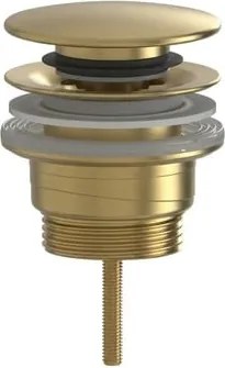 SAT Aurum mosdóleeresztő 5/4 7,2 cm, matt arany, műanyag SATAUCCBG