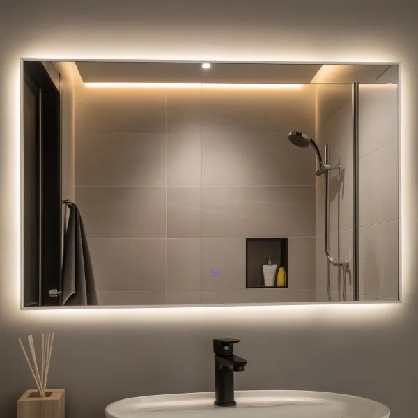 BRILAGI - LED fürdőszobai tükör DESIO LED/30W/230V 60x90 cm IP44 CRI 90 dimmelhető + CCT