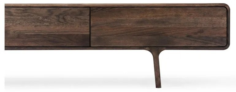 Barna tölgyfa TV-állvány 220x45x45 cm Fawn – Gazzda