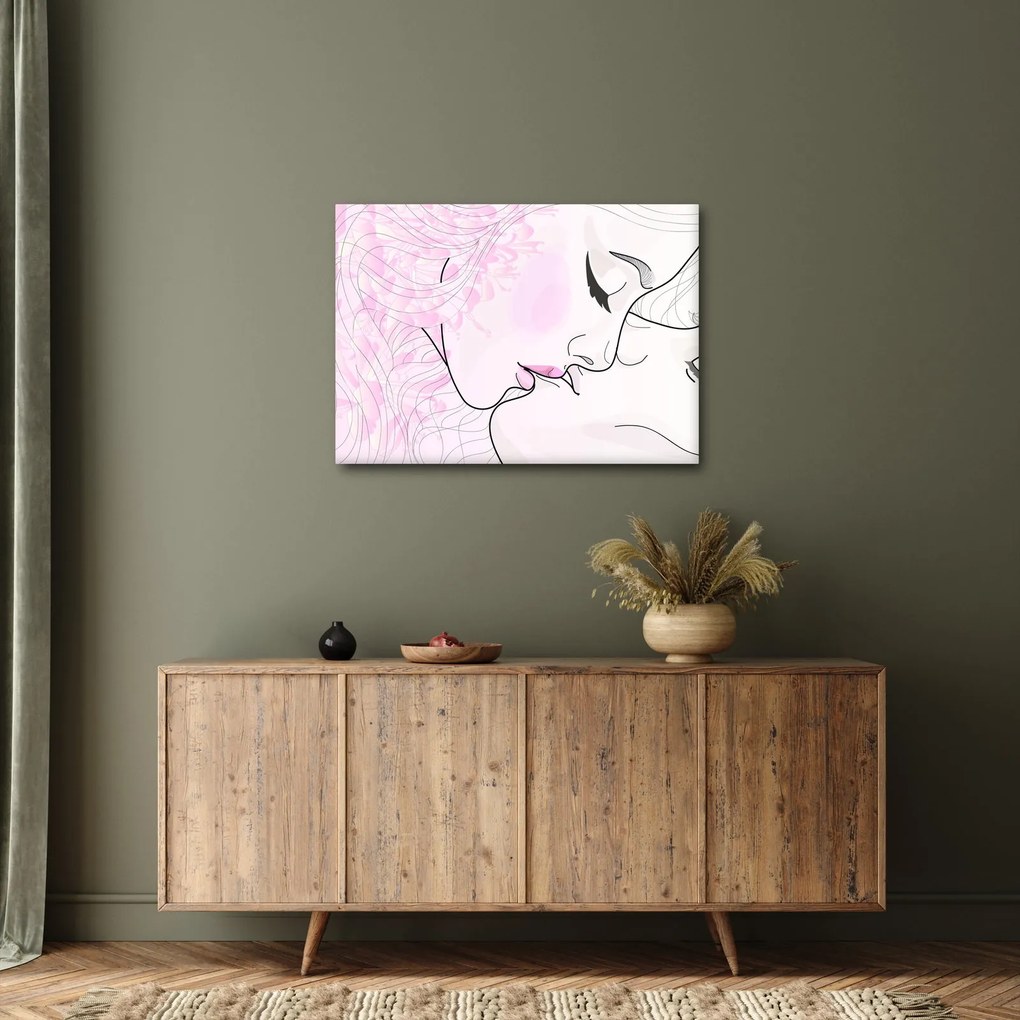 Kép - csók (70x50 cm)