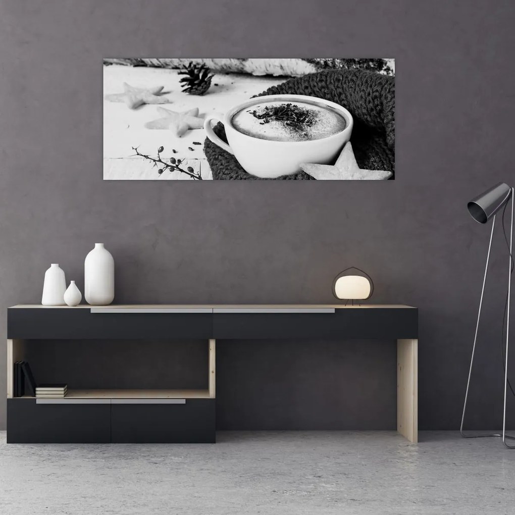 Kép - Téli cappuccino (120x50 cm)
