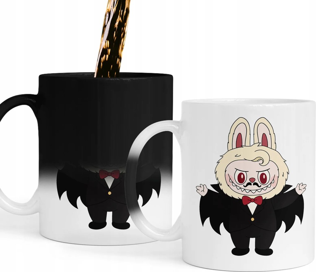 Bögre Mágikus Labu Halloween Vámpír Drakula Bögre Ajándék Szöveg