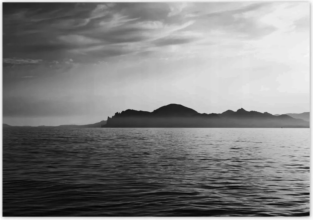 Poszterek 100x70 Tájkép ködös hegyekkel