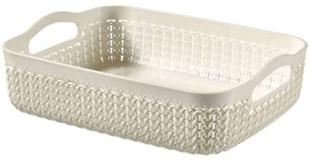 Curver KNIT tálca A4 fehér Méret: S