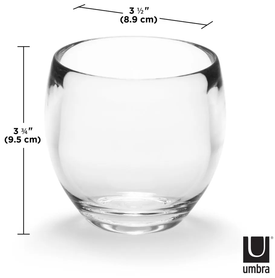 Műanyag fogkefetartó pohár Droplet – Umbra