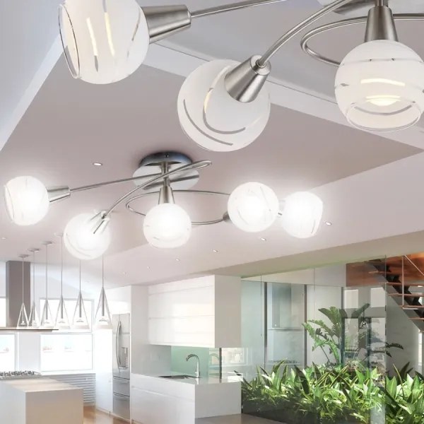 Globo 54341-5O - Mennyezeti lámpa 5xE14/40W