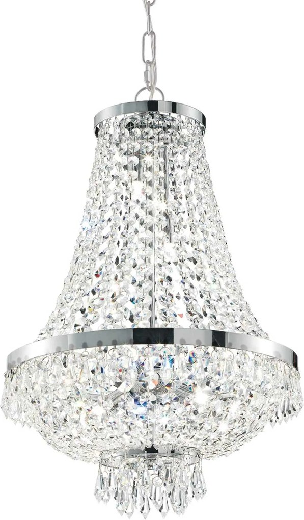 Ideal Lux Caesar SP12 króm függeszték 114279 G9 12x40W 55cm króm