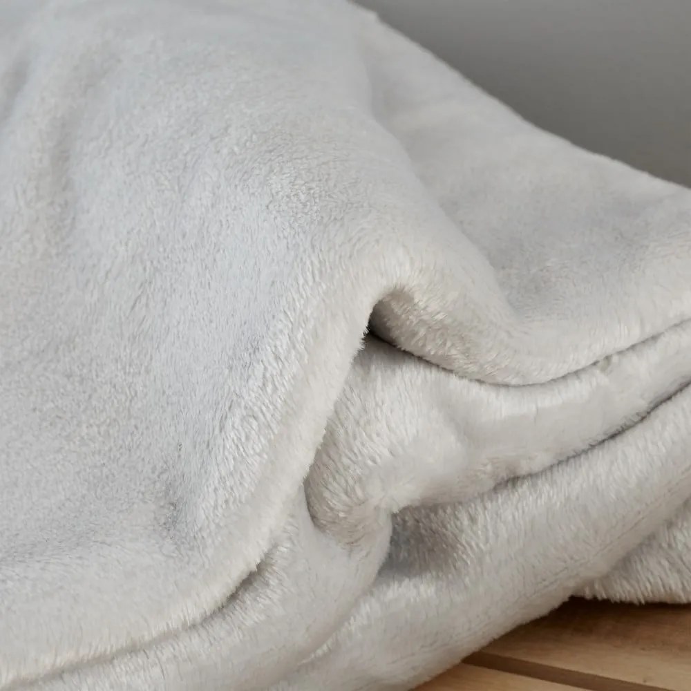 Világosszürke mikroplüss takaró 130x170 cm Raschel Velvet – Catherine Lansfield