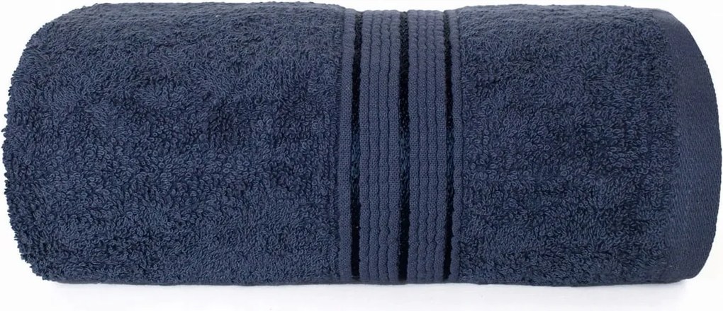 Frottír Fürdőlepedő, sötétkék