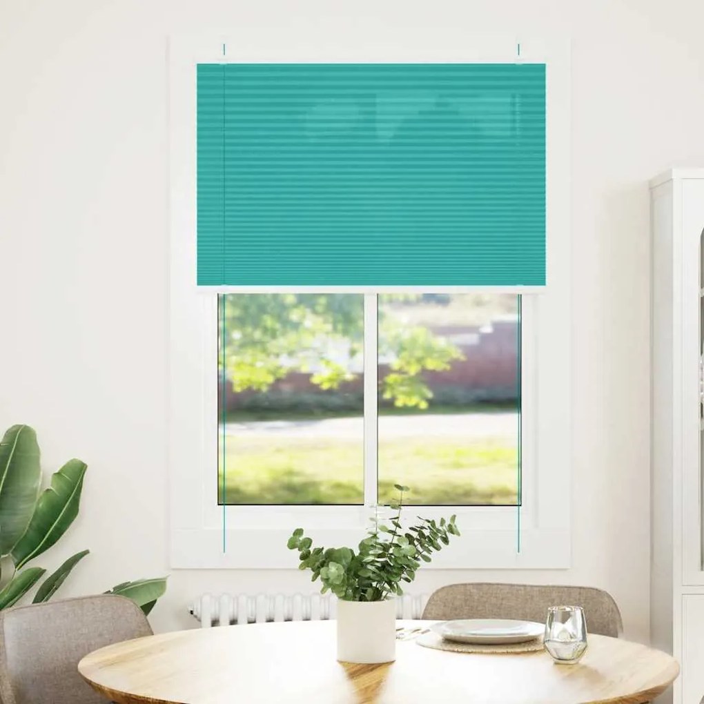 pliszírozott redőny Benzinzöld 85x150 cm szövetszélesség