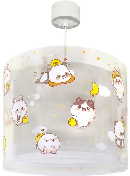 Dalber 41762E - Gyerek csillár KAWAII FRIENDS 1xE27/15W/230V szürke