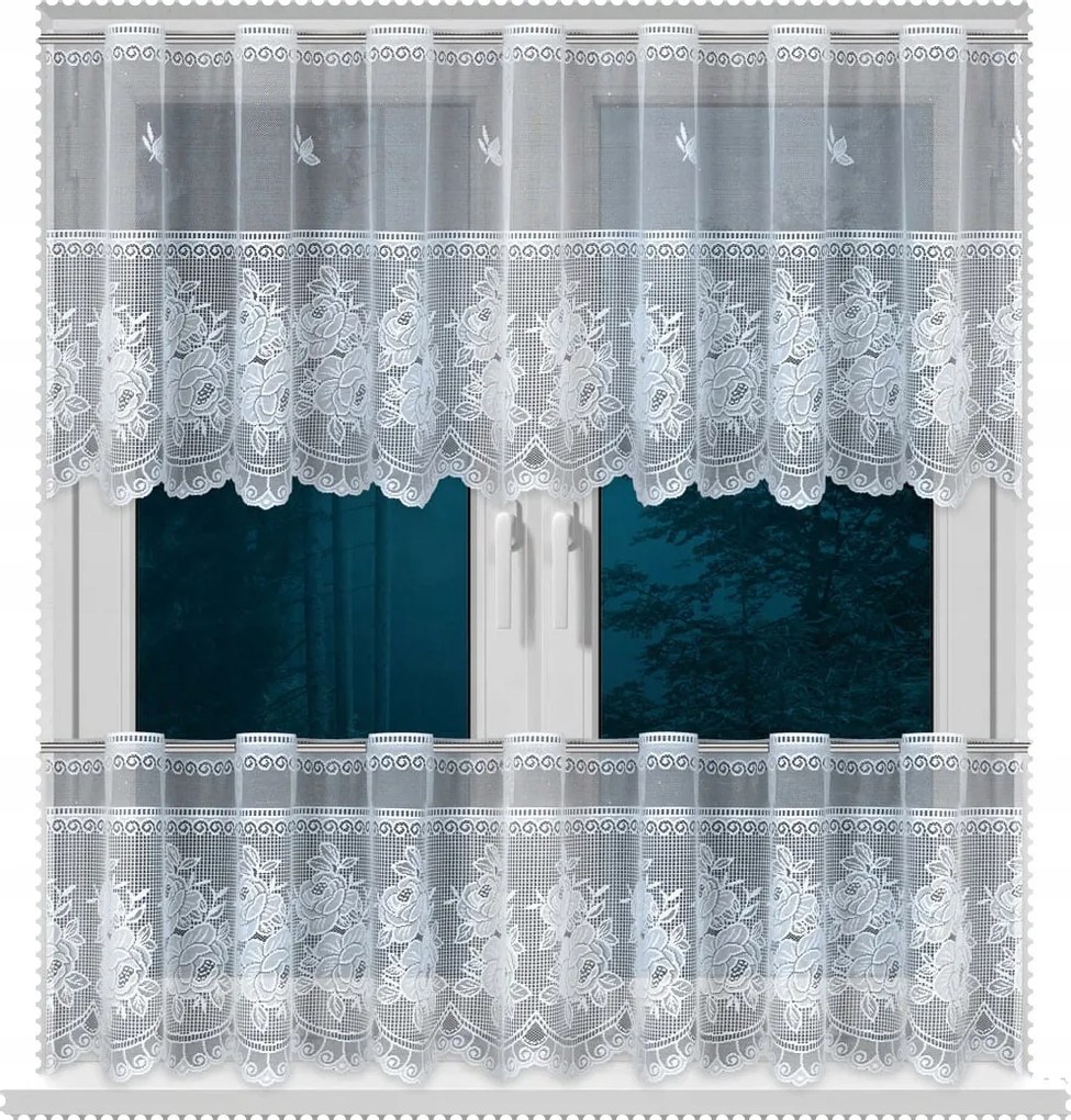 Mg Irigység karnis fehér 25781 300x50cm kész