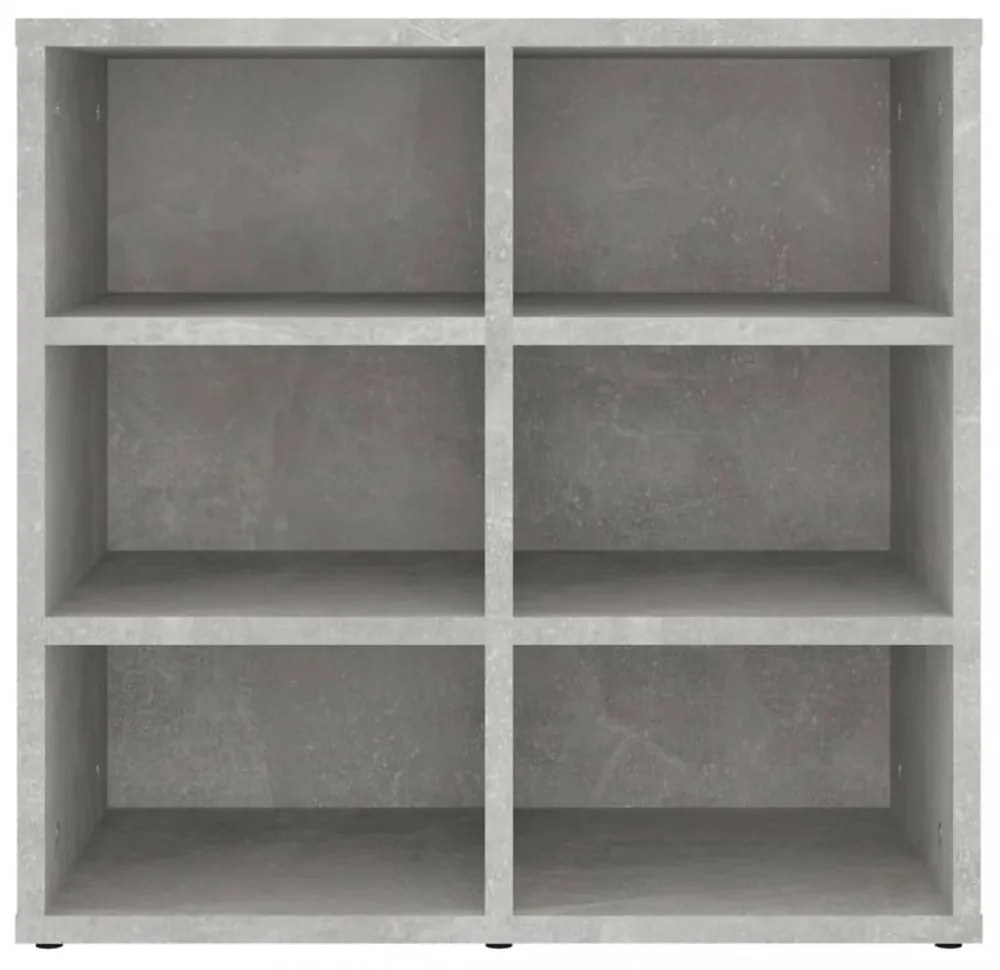 2 db betonszürke cipősszekrény 52,5 x 30 x 50 cm