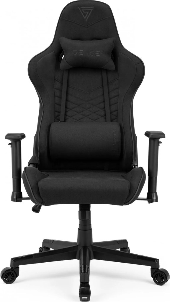 Gamer szék SENSE7 Spellcaster fotel - szövet, fekete