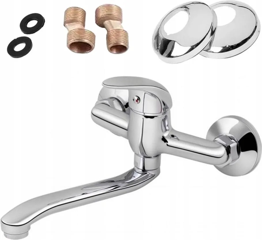 Forgatható Konyhai Csaptelep Hosszú Kifolyócsővel A Mosogatóhoz