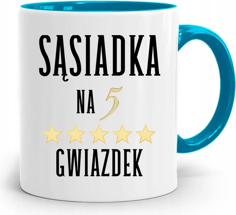 Szomszédnak Kék Ajándék Bögre fényképes nyomtatással