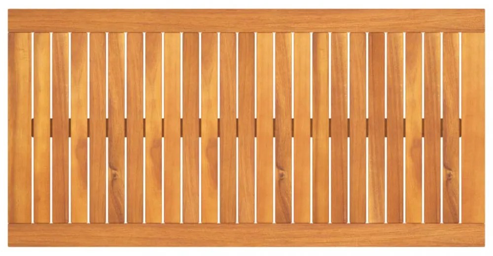 tömör akácfa dohányzóasztal 100 x 50 x 33 cm