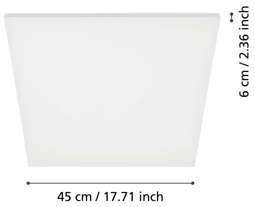Eglo 98902 - LED Mennyezeti lámpa TURCONA LED/20W/230V