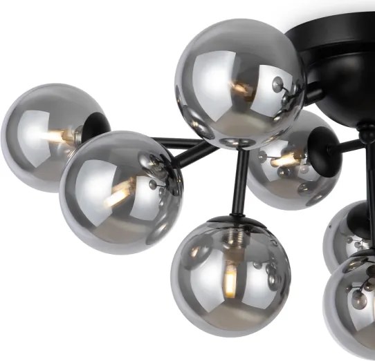 Maytoni MOD545CL-12B - DALLAS mennyezeti lámpa 12xG9/28W/230V fekete/füstszínű