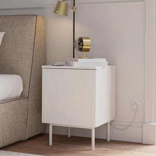 HELA Éjjeliszekrény Fehér Színben