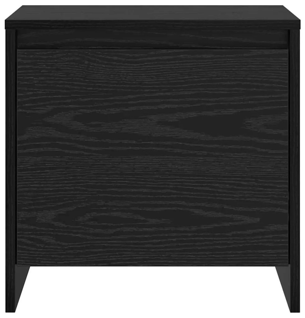 Éjjeliszekrény Musta tammi 45 x 34 x 44.5 cm Faanyag