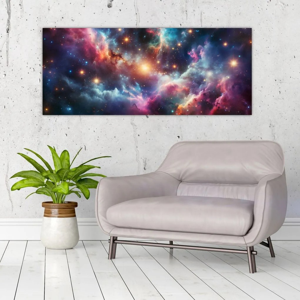 Kép - Sötét univerzum (120x50 cm)