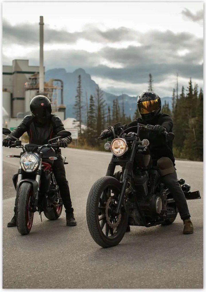 Poszterek 70x100 Motorosok Ducati