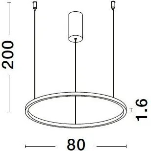 NOVALUCE 9345605 TARQUIN Modern Led Függesztett Lámpa LED IP20