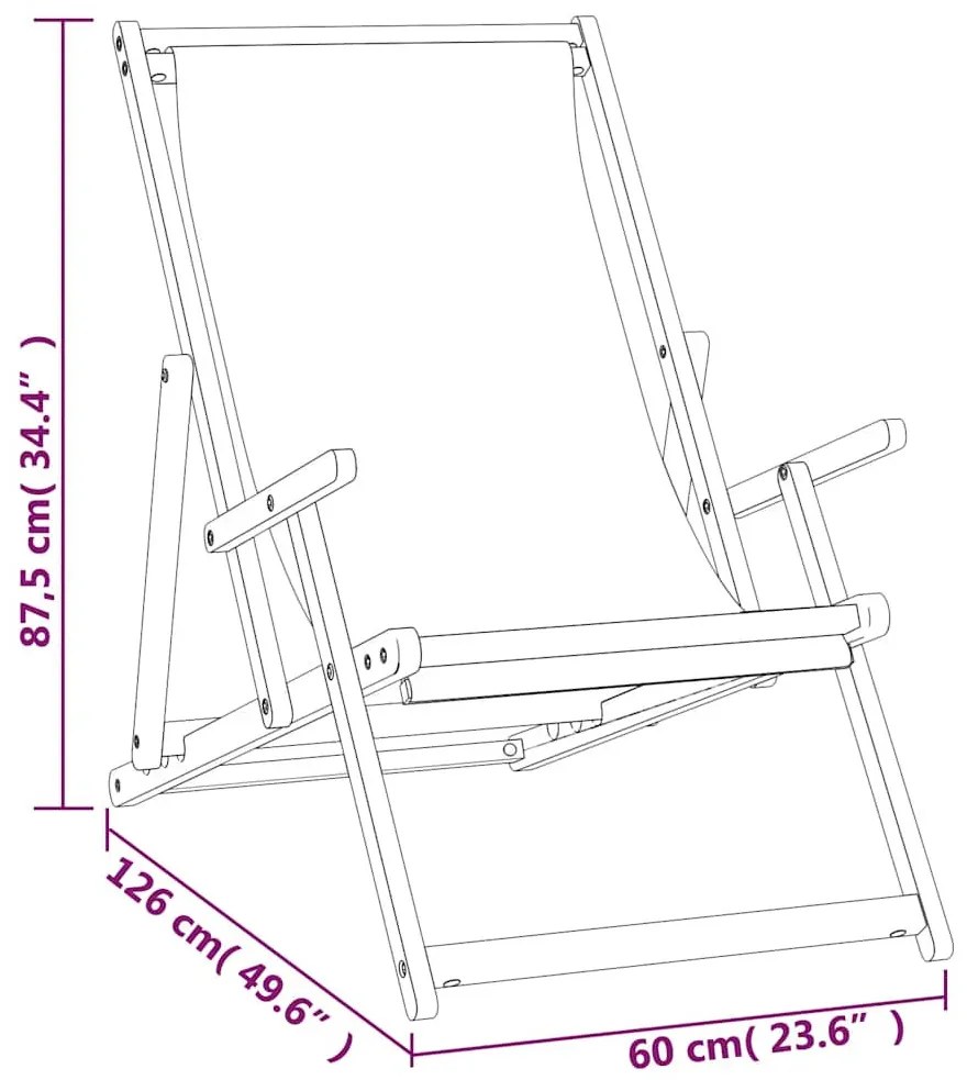 kék tömör tíkfa összecsukható strandszék