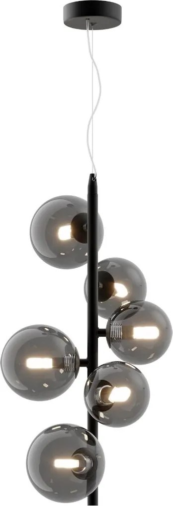 Maytoni modern függeszték dallas fekete füstös mymod545pl-06b
