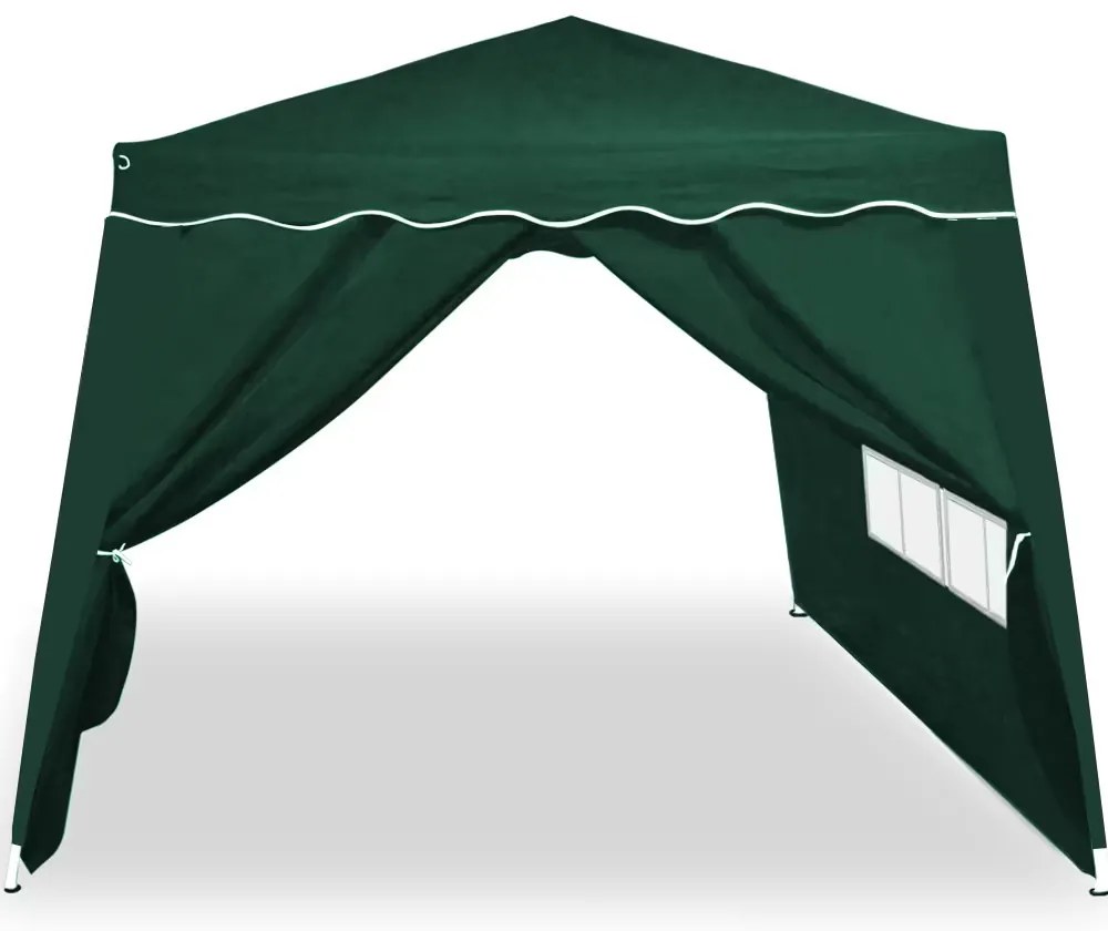 Deuba Kerti pavilon Capri 3x3 m - 2 oldalfal - zöld