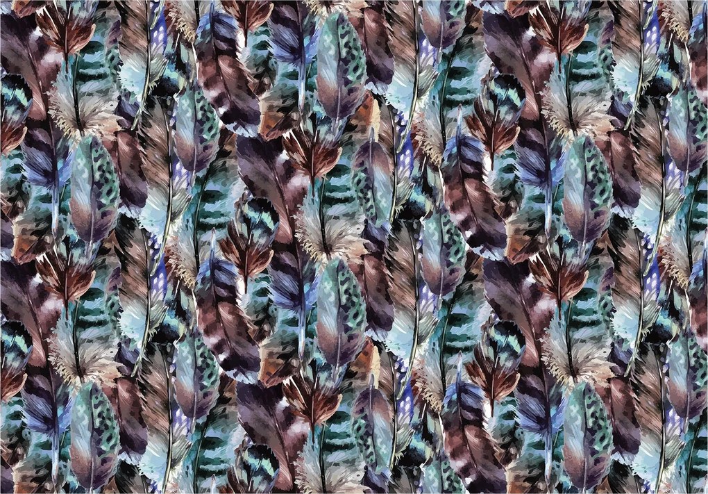 Fotótapéta Madártoll finom boho-chic skandináv 312x219 +ragasztó