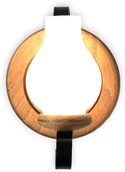 Brilagi - Fali lámpa ROATA APLICA 1xE14/40W/230V bükkfa