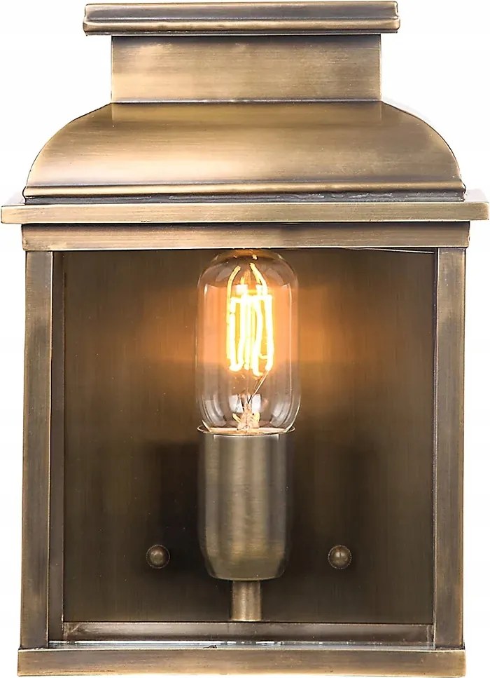 Elstead Kültéri fali lámpa Old Bailey sárgaréz E27 60W Retro IP44