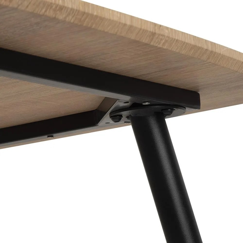 AVENBERG NATURAL Étkezőgarnitúra 4 szék + asztal 120cm, bézs