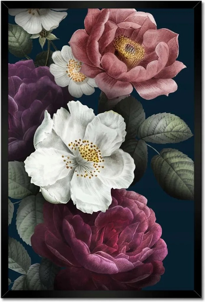 Poszterek keretben 40x60 Virágok